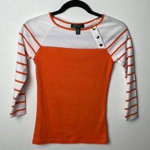 Lauren Ralph Lauren Long-Sleeve Stretch Shirt